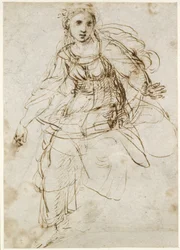 Allegorische Figur der Theologie